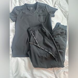 Med Couture Charcoal Scrub Set